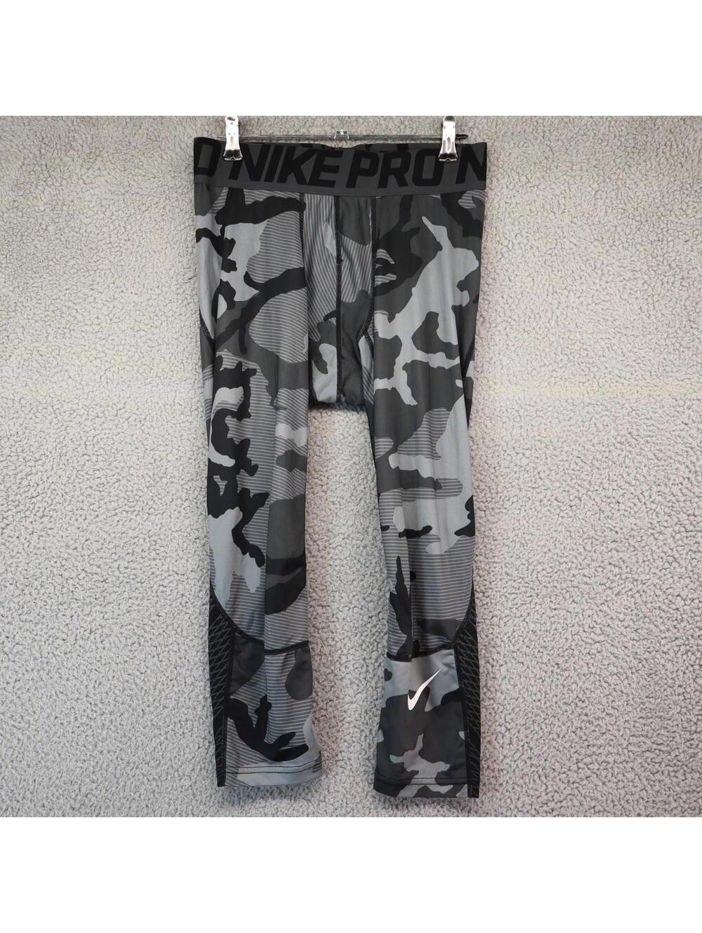 Nike Pro Tights Womens Medium Dri Fit Compression Gym Camo